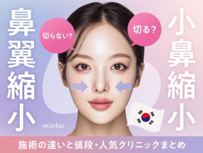 韓国の小鼻縮小・鼻翼縮小おすすめ-切る・切らない施術の違いと値段・人気クリニックまとめ