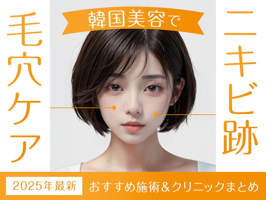 【2025年最新】韓国美容でニキビ跡＆毛穴ケア！おすすめ施術＆クリニックまとめ