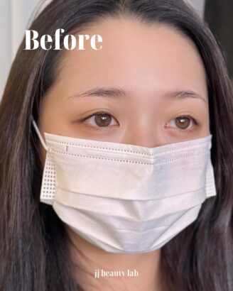 ヘアストローク眉 BEFORE
